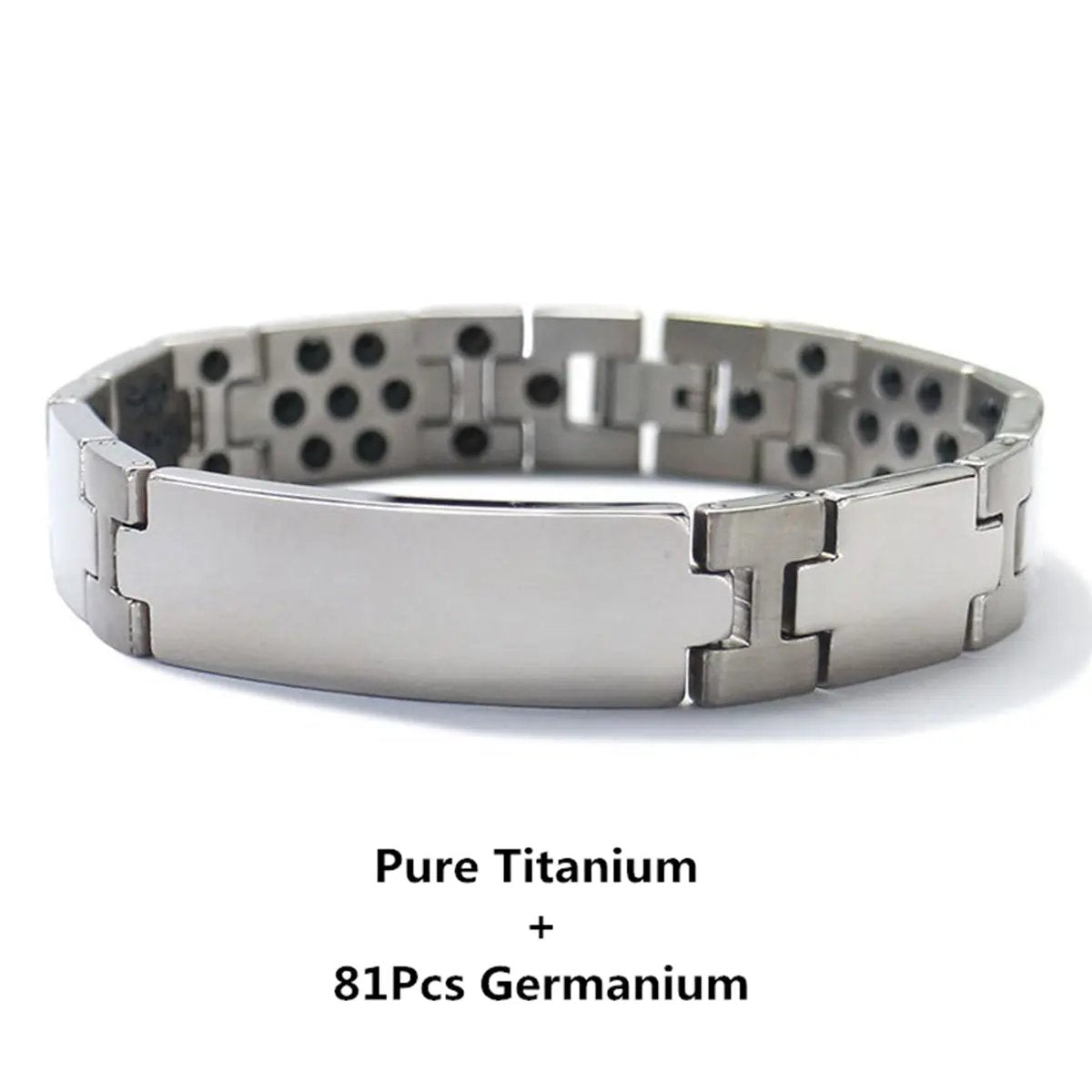 Pure Titanium Hematite Therapy Bracelet Tungsten Ceramic Blood Pressure Slimming Bracelet Weight Loss Bracelet Ai-TechWorld 