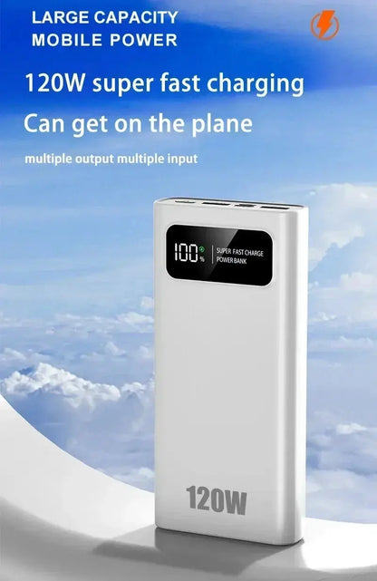 ONEPLUS 500000mAh 120W Super Fast Charging Power Bank High Capacity Battery CCC Certification Power Bank 3C For Iphone Xiaomi Ai-TechWorld 