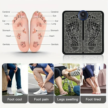 Electric Foot Massager Pad Muscle Massage Relaxation Trainer For Massage Fitness Outdoor Sport Home Family Relax Ai-TechWorld 