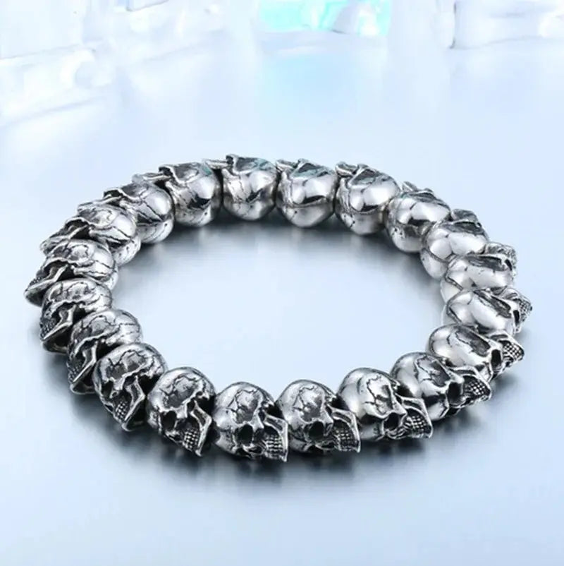 Lion head animal bracelet for men stainless steel braided chain wristband bracelet fashion hip hop jewelry Ai-TechWorld 