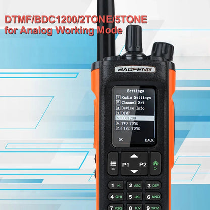 Baofeng DM-32 GPS APRS AES256 Encryption DMR Digital Analog UHF VHF Dual Band 8W Air Band FM Walkie Talkie DM-32UV Ai-TechWorld 