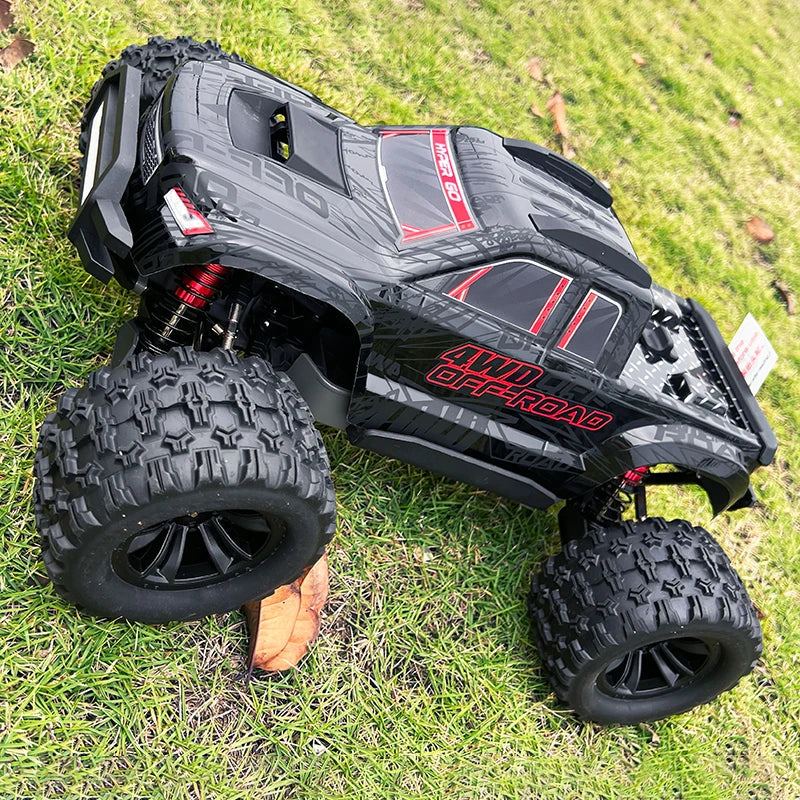 New MJX 10208 Small Monster 1/10 Hypergo 2.4G Brushless High Speed RC Professional Adult Off road Remote Control Vehicle RC Cars Ai-TechWorld 