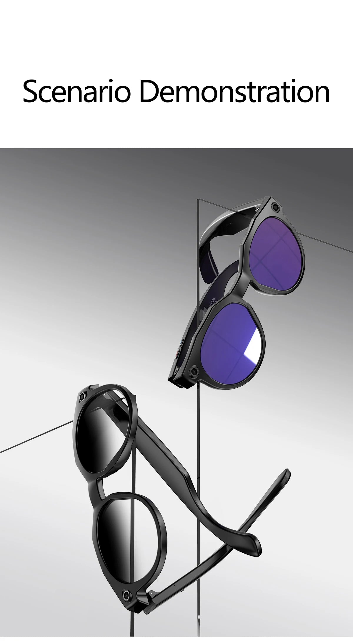 2026 New 4K HD AI Smart Glasses Men 800W Pixel Camera Bluetooth Call 4GB WIFI Transmission Voice Assistant Smart Glasses Women Ai-TechWorld 