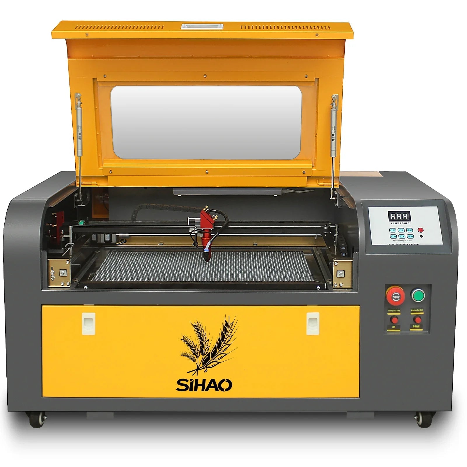 SIHAO 50W-100W CO₂ Laser Engraver with Large Work Area | Precision Cutting & Engraving for Wood, Acrylic, Glass, Leather Ai-TechWorld 