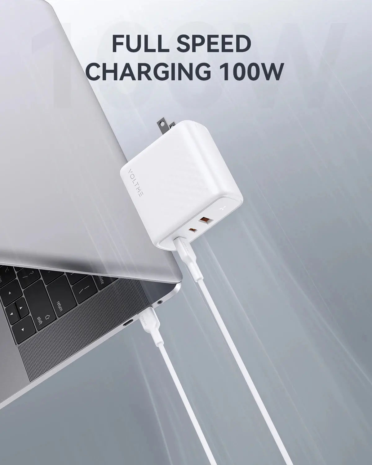 VOLTME GaN III 100W Desktop Charger Quick Charge 4.0 QC 3.0 PD USB-C Type C USB Fast Charging For MacBook Samsung iPhone 15 14 Ai-TechWorld 