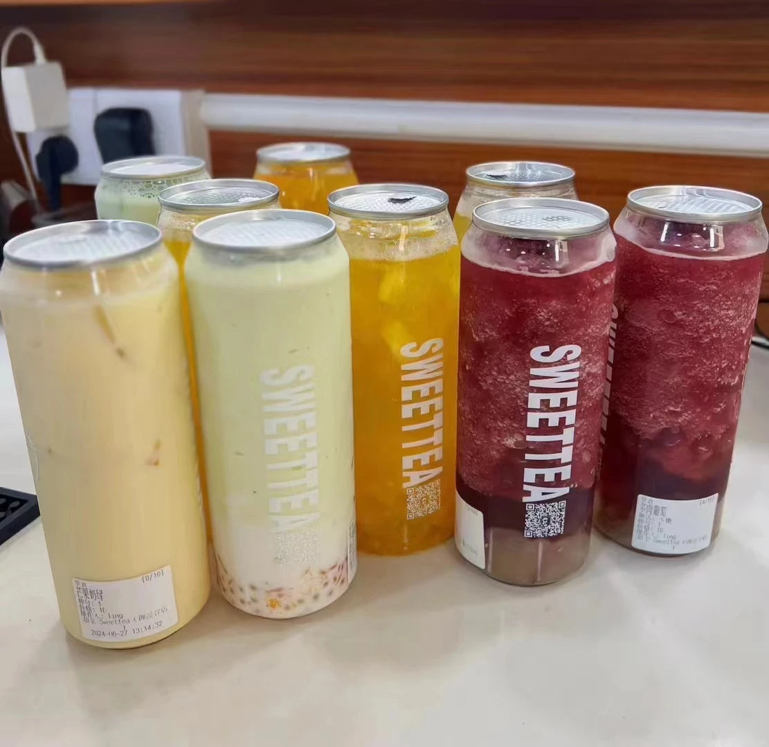 New Technique 5S Intelligent Can Sealing Machine Automatic Lifting And Lowering Non Rotary Plastic PET Tin Jar Beer Cans Seamer Ai-TechWorld 