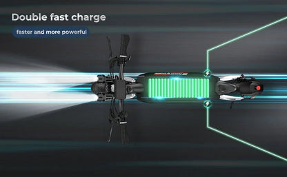 Circooter Raptor pro adult escooter, 1600W motor, 48V 20AH folding E-scooter, 10-inch tire, E-mountain scooter, electric scooter Ai-TechWorld 
