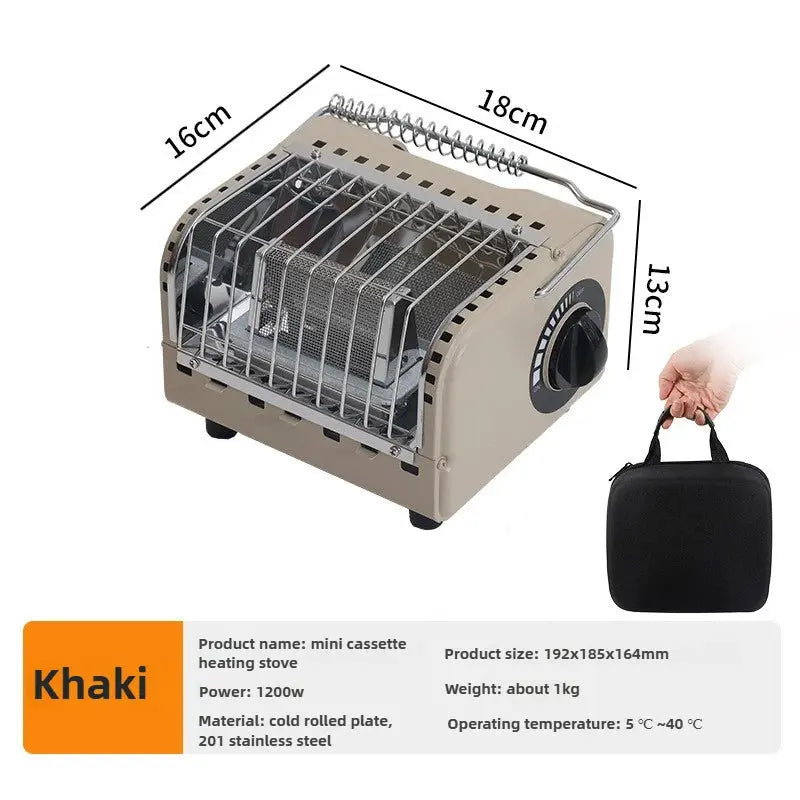 Outdoor Mini Heating Stove Camping Gas Stove Fishing Camping Heater Outdoor Portable Car 2024 Winter Camping Outdoor Supplies Ai-TechWorld 