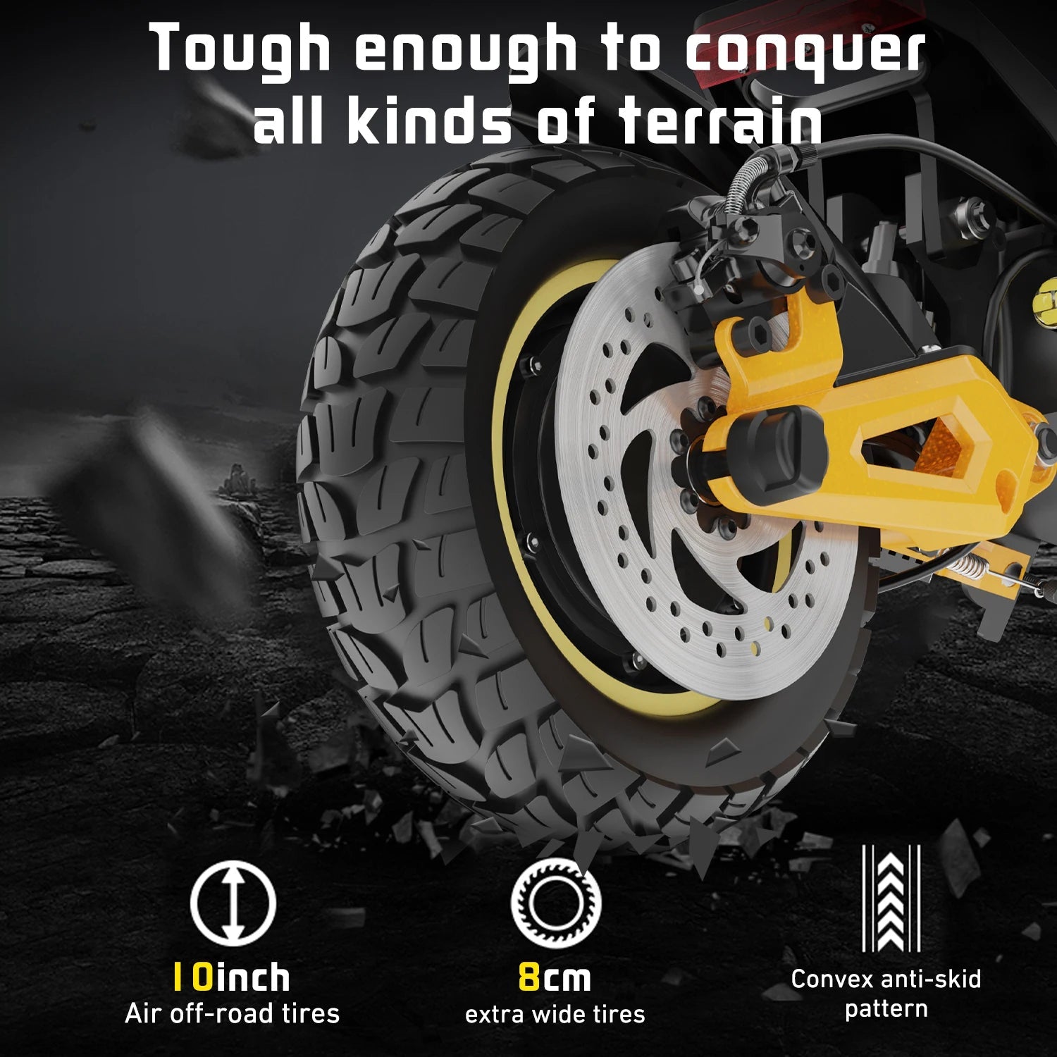 IENYRID ES1 Electric Scooter Foldable 2400W Dual Motor 48V20.8Ah Lithium Battery E-Scooter 10-inch Tires Adult City E-Scooter Ai-TechWorld 