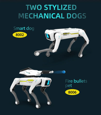 Teeggi Electric RC Intelligent Robot Dog with Clip Multifunction RC Mechanical Dog Educational Toy Bionic Smart Robot Toy Gift Ai-TechWorld 