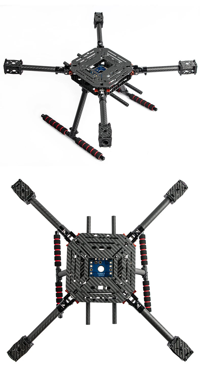 LX450 450mm full Carbon fiber Quadcopter Frame Umbrella shaped folding FPV Quad with Carbon Fiber Landing Skid F450 drone frame Ai-TechWorld 