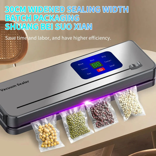 Wireless Portable Charging Vacuum Sealing Machine With Multi Package Vacuum Touch Button And Sealed Countdown Display Ai-TechWorld 