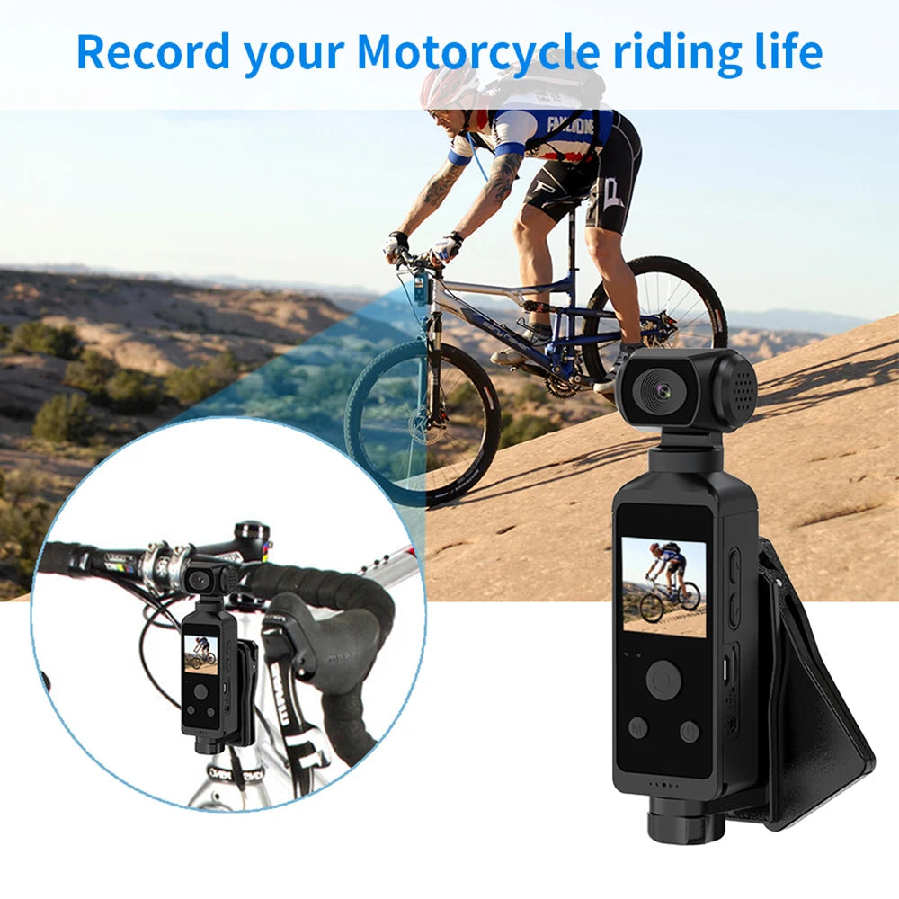 Mini Cam 4K 1080P Pocket Camcorder HD Cam 1.3" LCD Screen 270° Rotatable Wifi Mini Camera with Waterproof Case Motion Cameras Ai-TechWorld 