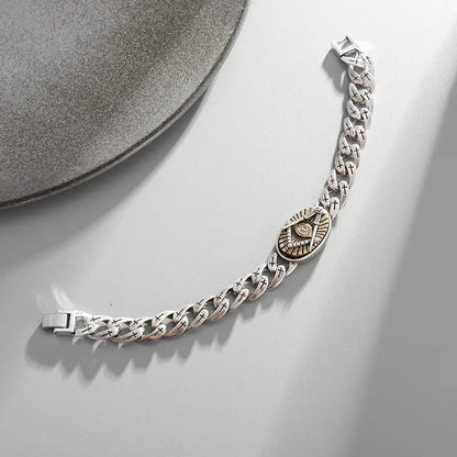 Men's Classic God's All Seeing Eye Masonic Symbol Bracelet Fashion Braided Cross Bracelet Religious Prayer Amulet Jewelry Ai-TechWorld 