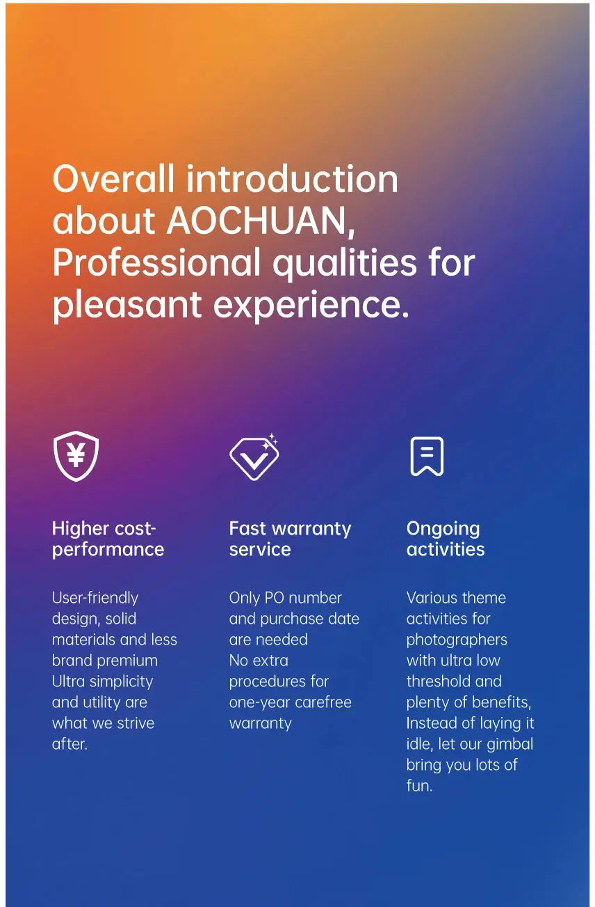 AOCHUAN Smart XE 3-Axis Handheld Gimbal Stabilizer for Smartphone iPhone Android Face Tracking Tiktok Vlog Live Streaming Ai-TechWorld 