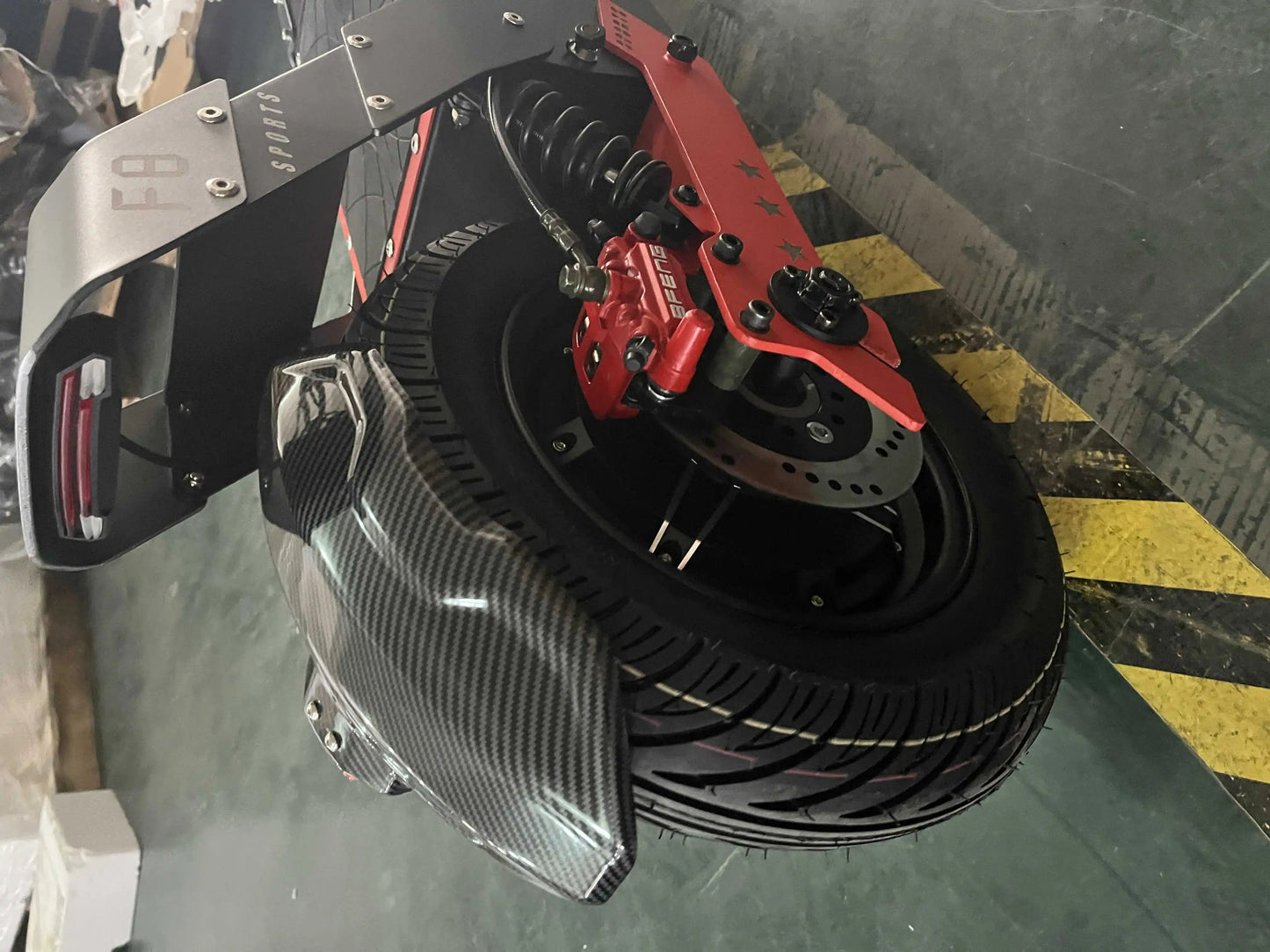 Best Selling 80MPH 90MPH Fast Electric Scooter 72V 15000W QS Racing Motor Votol 180A Controller F8 E Scooters with Damper Ai-TechWorld 