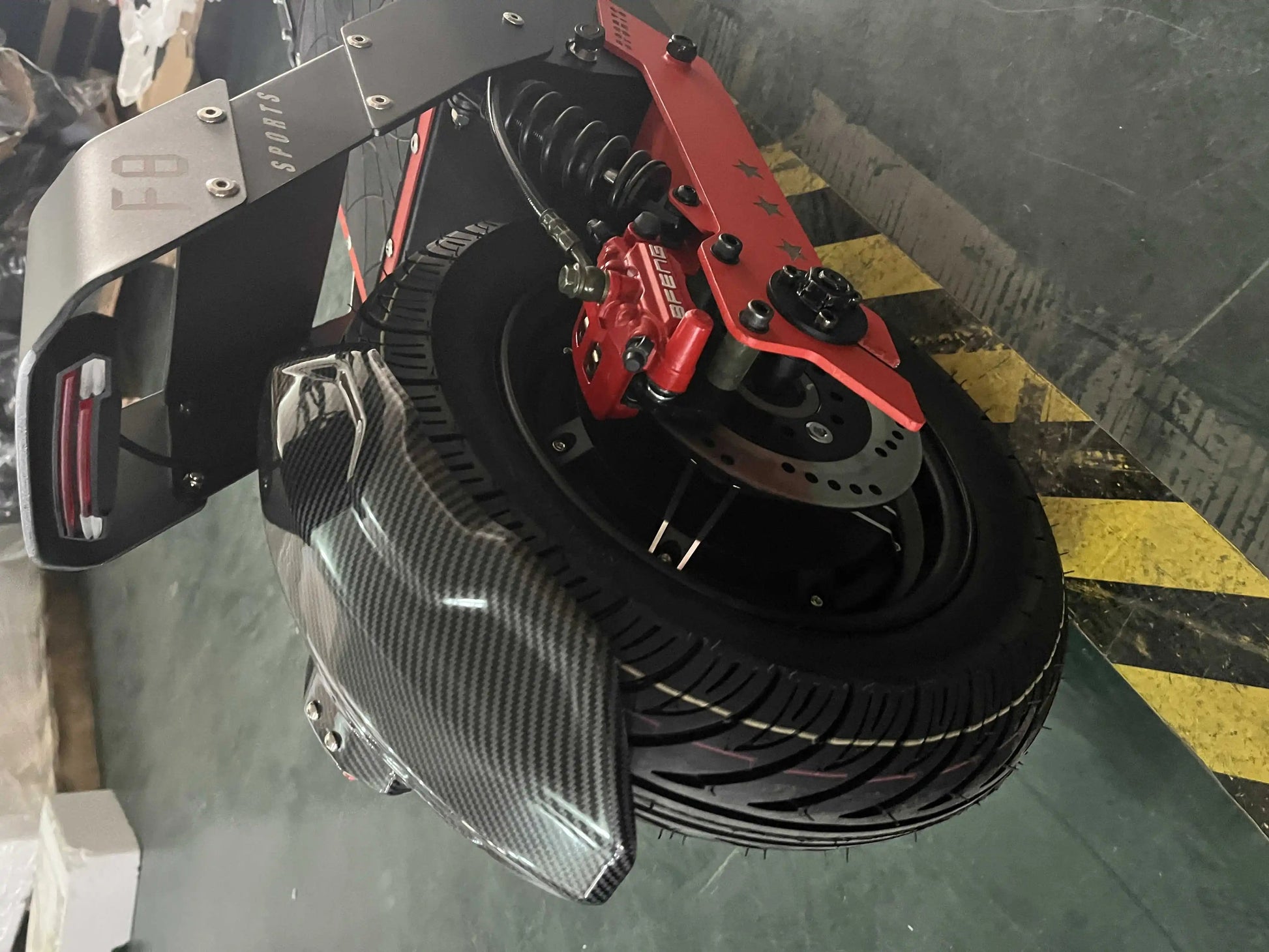 Best Selling 80MPH 90MPH Fast Electric Scooter 72V 15000W QS Racing Motor Votol 180A Controller F8 E Scooters with Damper Ai-TechWorld 