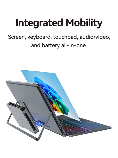 Khadas xPlay, 2 in 1 Portable Monitor Display with Keyboard, 2.8K, 13', 2MP Camera, Mic, Speaker, 120 Stand, 100% sRGB LCD Ai-TechWorld   ai-techworld