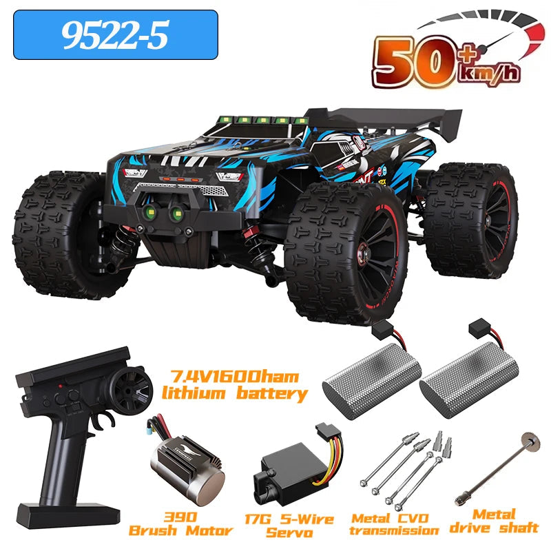 9522PRO 85KM/H High-speed RC Car Brushless Four-wheel Drive Off-road Drift 1:16 Professional Racing Car 9522 50KM/H Boy's Toy Ai-TechWorld 