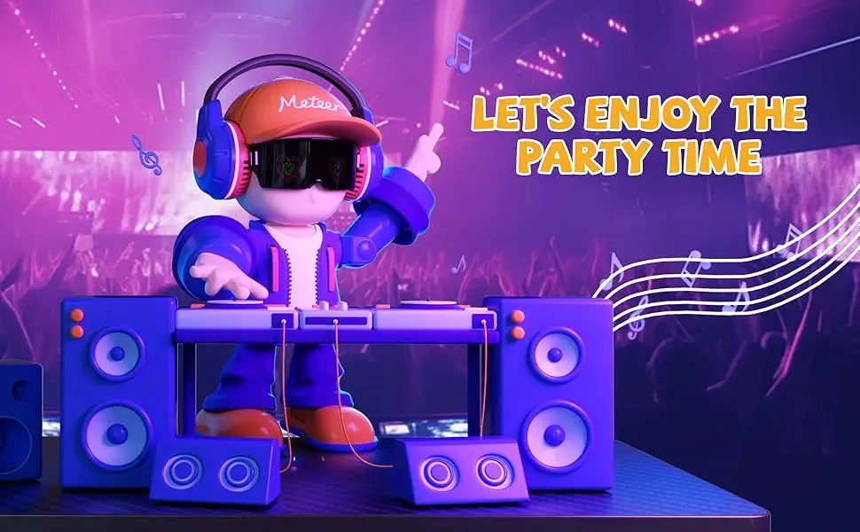 Meteer AI Smart Robot | Voice Chat,Music Dancing Bluetooth,Pet companionship,App Controlled,Birthday Christmas Party Gifts Ai-TechWorld 