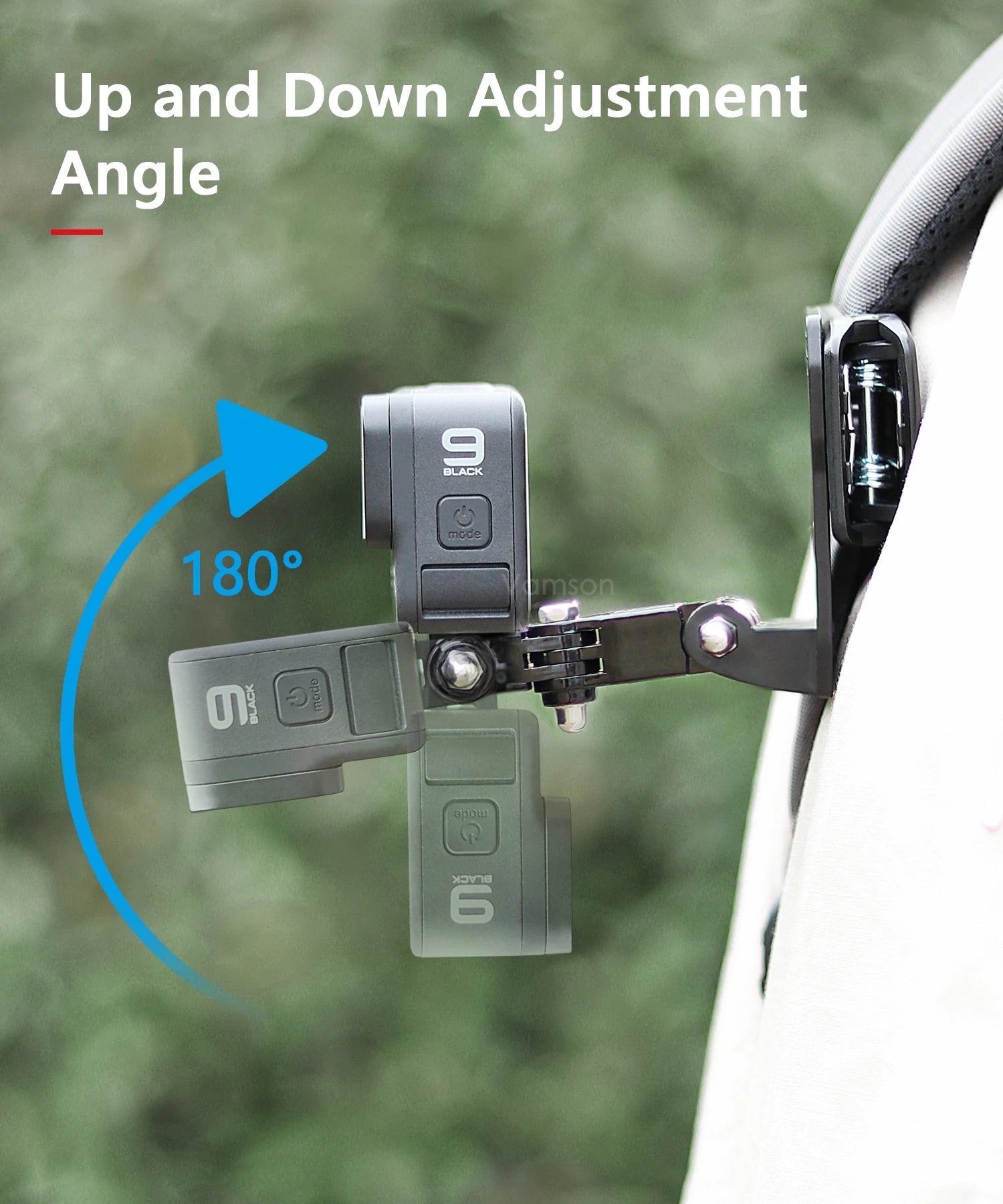 Vamson Backpack Clip for Insta360 x3 for GoPro Hero 11 10 9 Camera 360° Rotate Shoulder Belt Mount Accessories for Dji Action Ai-TechWorld 