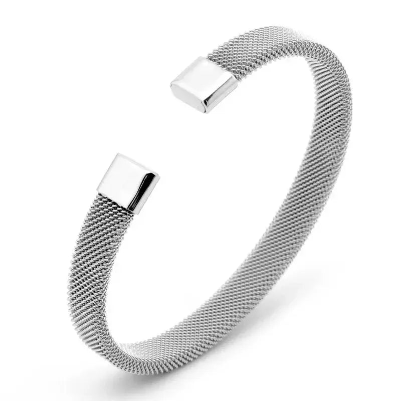 Retro Tibetan Six-Character Mantra Bracelet Scripture Lotus Opening Silver Plated Bracelet Twisted Line Men\\\'s Cuff Bracelet Ai-TechWorld 