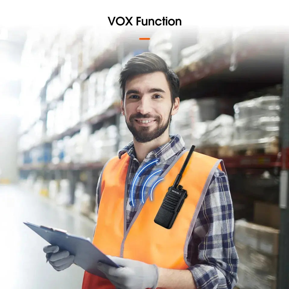 Retevis RT86 10W Walkie Talkie Professional Two Way Radio Long Range Walkie Talkie UHF Communication radio for Outdoor Business Ai-TechWorld 