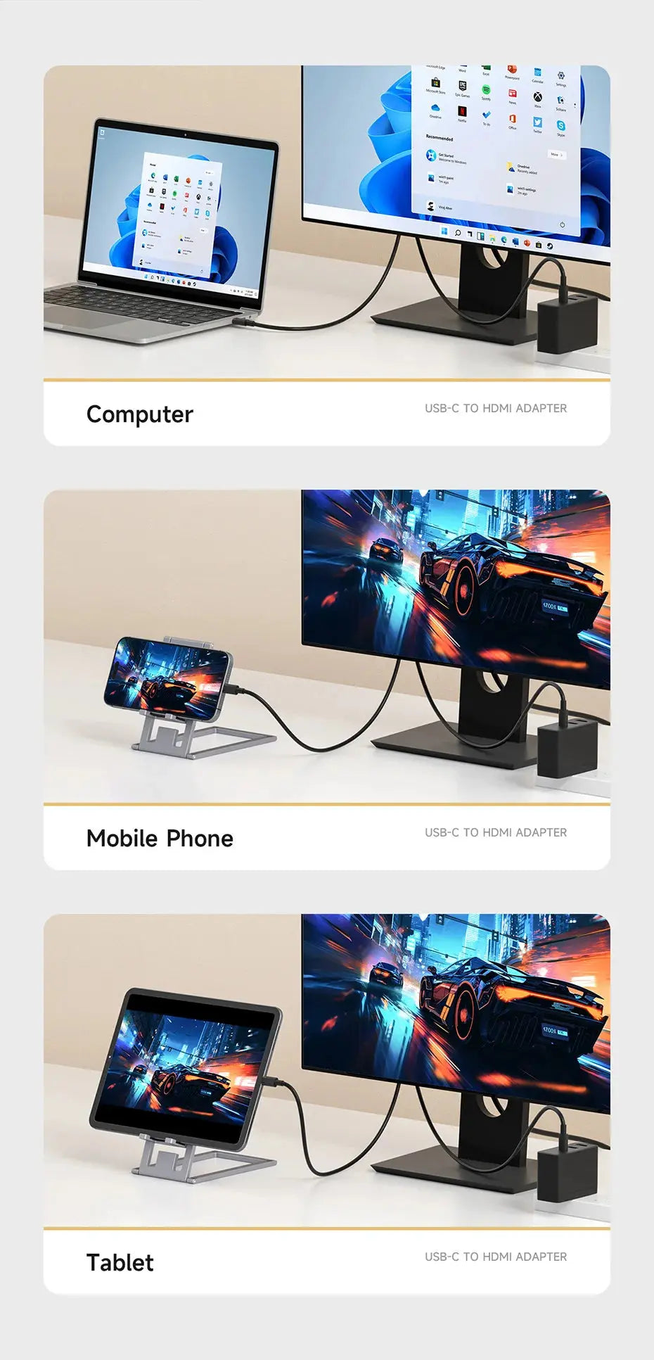 Hagibis Switch Dock for Nintendo Switch/OLED/Switch2 USB C to HDMI Cable Adapter 8K@60Hz HDR 100W PD for Laptop SteamDeck ROG Ai-TechWorld 