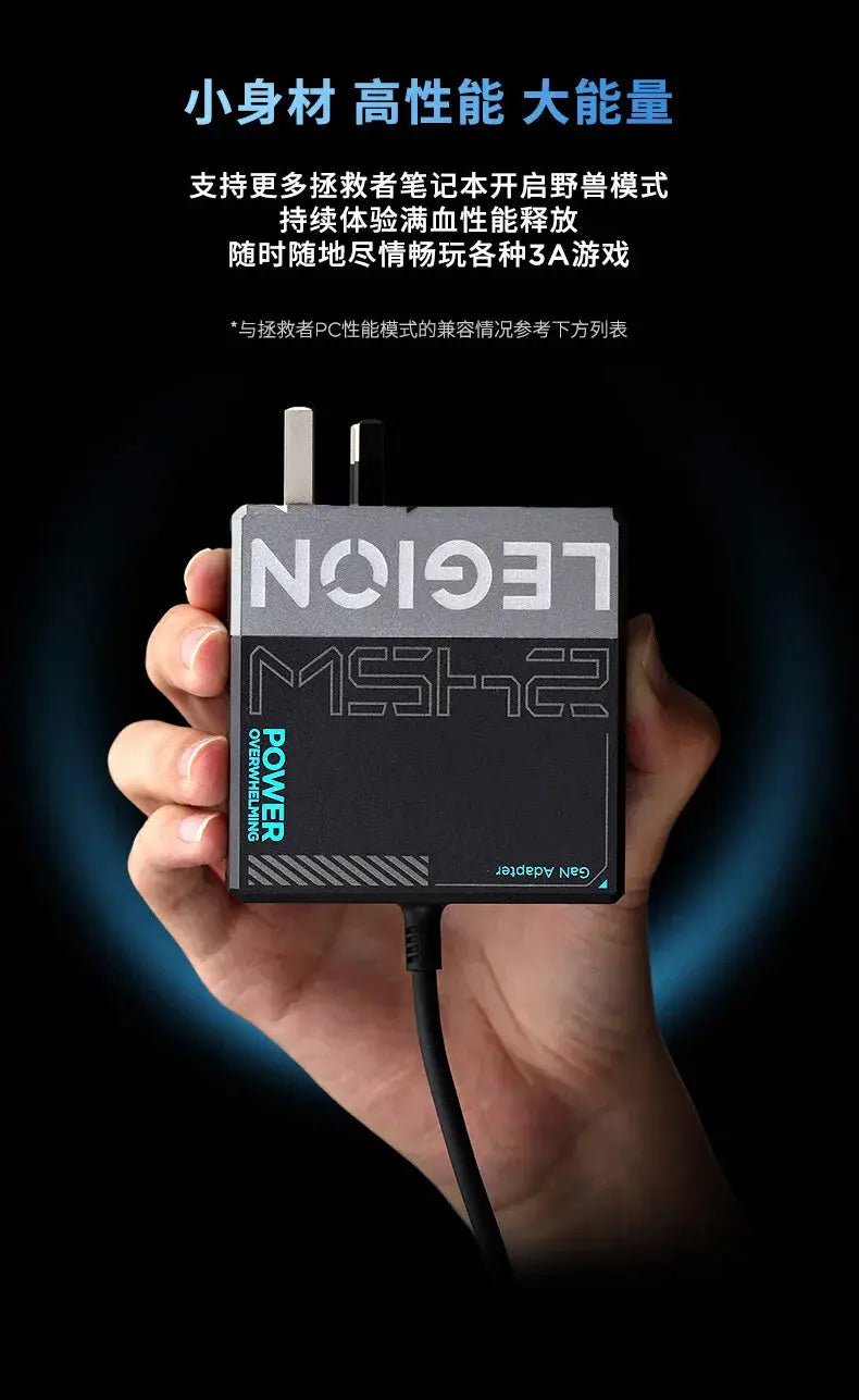 Worlds Fastest Lenovo Legion 245W Gan Power Adapter Universal Computer Charger Type-C Ai-TechWorld 