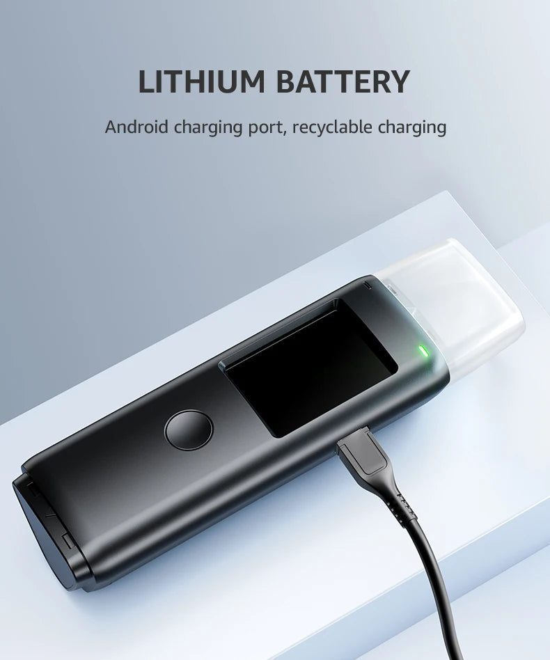 ZW Breathalyzer Rechargeable | Professional-Grade Accuracy | Portable Breath Alcohol Tester for Personal & Professional Use Pro Ai-TechWorld 