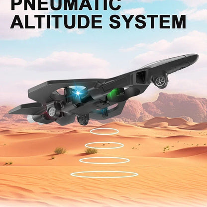 2.4G remote control fighter electric foam glider stunt tumbling UAV hovering helicopter with LED colorful lights aircraft model Ai-TechWorld 