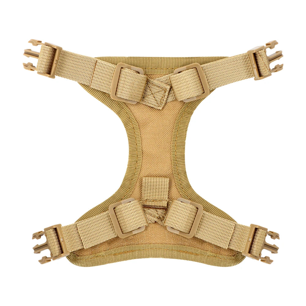 Tactical Puppy Harness Leash For Small Dogs Cats Adjustable Kitten Vest For Military Service Dog Working Training Walking Ai-TechWorld 