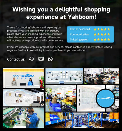 Yahboom Quadruped Robot Dog Bionic Intelligent Programming AI Large Model with Robotic Arm Powered by Raspberry Pi CM5 Module Ai-TechWorld 