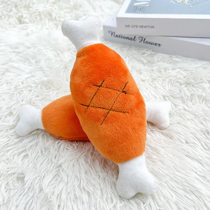 Plush Companion Sleeping Duck Dog Toys for Small Large Dogs Bite Resistant Teeth Grinding Sound Relief Duck Sound Toy Ai-TechWorld 