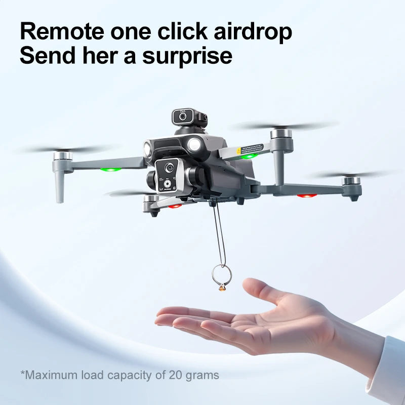 New K19 MAX GPS Drone Professional 8K Camera Aerial FPV Brush Avoiding Obstacle with Large Screen Remote Control Folding Drone Ai-TechWorld 