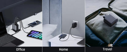 VOLTME 100W GaN Charger For Macbook Tablet USB Type C Charger Fast Charging Charger For iPhone 15 14 13 12 Quick Charge 4.0 3.0 Ai-TechWorld 