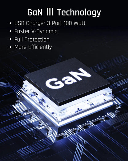 VOLTME 100W GaN Charger For Macbook Tablet USB Type C Charger Fast Charging Charger For iPhone 15 14 13 12 Quick Charge 4.0 3.0 Ai-TechWorld 