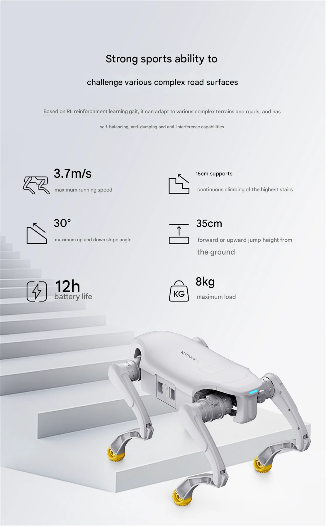 AgiBot D1 series quadruped robot, robot dog Ai-TechWorld 