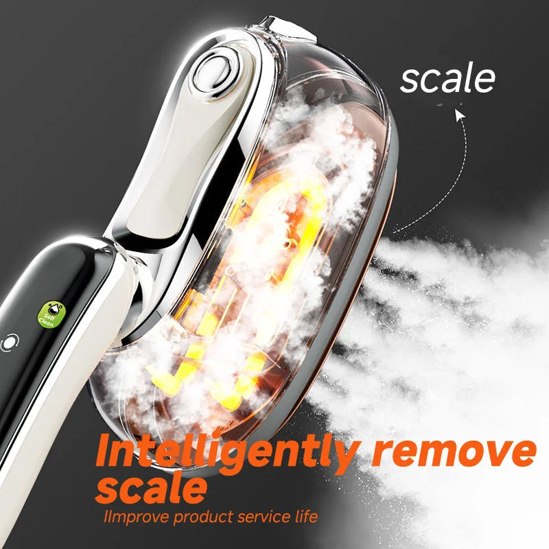 AI Control Handheld Garment Steamer Home Electric Steam Cleaner Portable Foldable Mite Removal Travel Flat Ironing Machine Ai-TechWorld   ai-techworld
