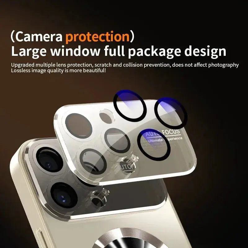 New Titanium Metallic Luxury Matte Case: iPhone Magsafe Ai-TechWorld 