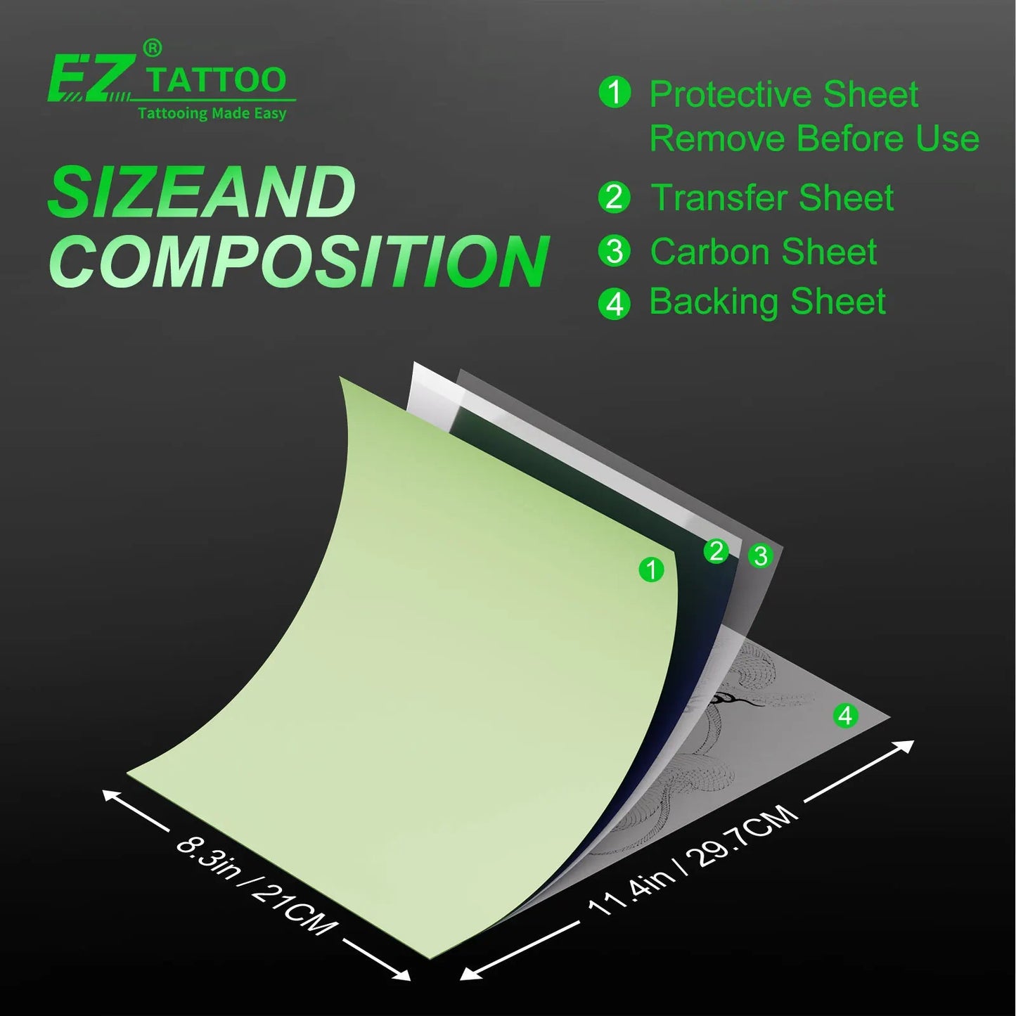 EZ Tattoo Transfer Stencil Printers Portable Thermal Tattoo Printer EZ Tattoo Transfer Paper Tattoo Transfer Gel Ai-TechWorld   ai-techworld