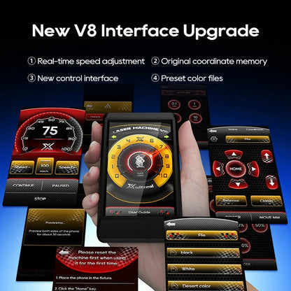 Xwitzeal® V8 Newly Laser Machine for iPhone 8-17 Pro Max Back Glass Repair&Camera Len w/Breaking Pen, Iron Mold,Air Filter, etc Ai-TechWorld 