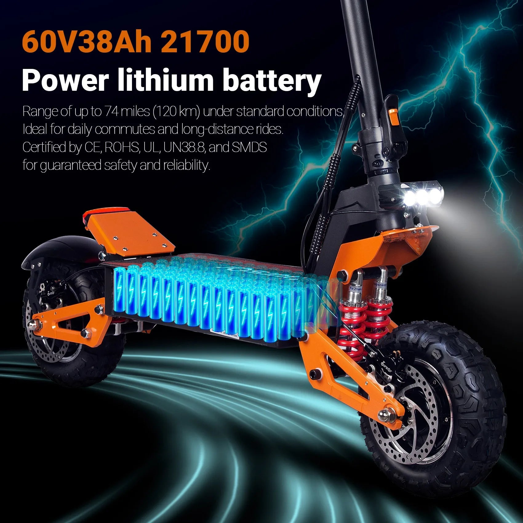 X5 6000W Dual Motor Eelectric Scooter in China Stock 60v 40ah Large Battery Remote Scooter with Seat 11-inch Tires Ai-TechWorld 