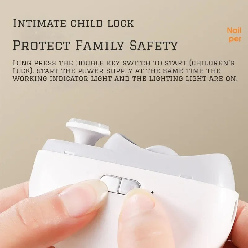 1 Pcs Electric Automatic Nail Clipper Manicure Nail Trimmer For Adult Ai-TechWorld 