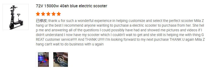 Best Selling 80MPH 90MPH Fast Electric Scooter 72V 15000W QS Racing Motor Votol 180A Controller F8 E Scooters with Damper Ai-TechWorld 