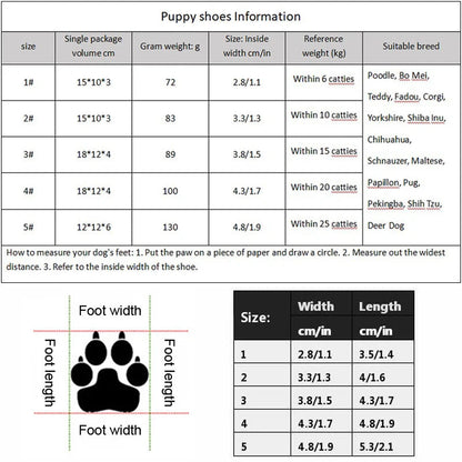 Dog Shoes Non-Slip Soles Thick Plush Protection Paw Pet Shoes Warm For Dog Non-Slip Dog Shoes Breathable Climbing Pets Booties Ai-TechWorld 