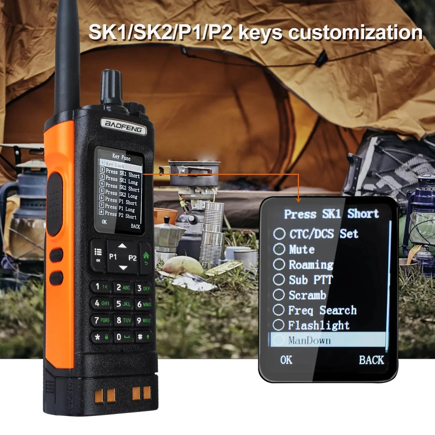 Baofeng DM-32 GPS APRS AES256 Encryption DMR Digital Analog UHF VHF Dual Band 8W Air Band FM Walkie Talkie DM-32UV Ai-TechWorld 