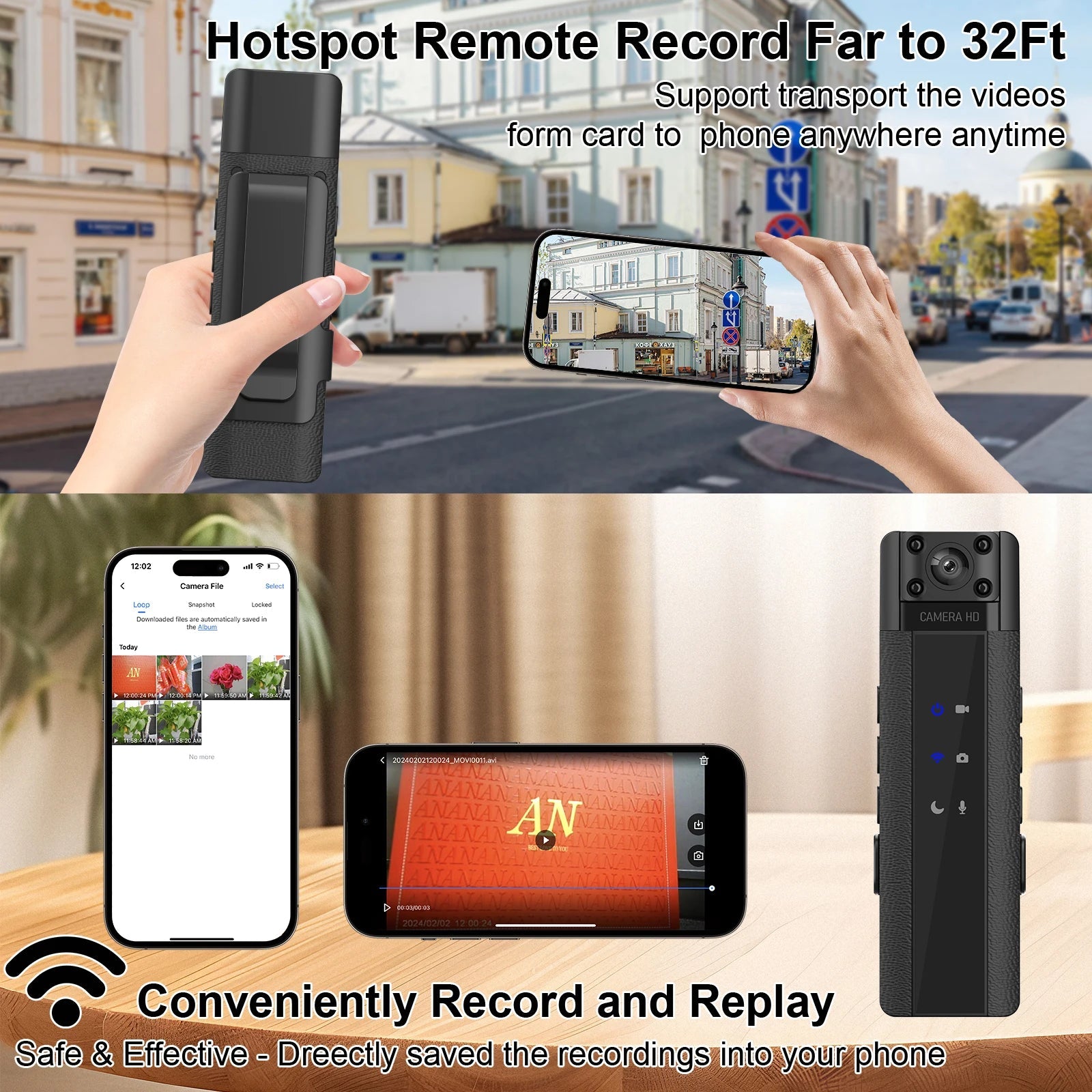 NEW WIth Wifi Hotspot Mini Camera 1080P Portable Digital Video Recorder Body Camera Night Vision DVR Miniature Camcorder Ai-TechWorld 