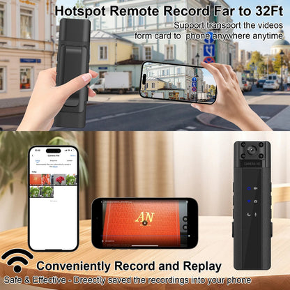 NEW WIth Wifi Hotspot Mini Camera 1080P Portable Digital Video Recorder Body Camera Night Vision DVR Miniature Camcorder Ai-TechWorld 