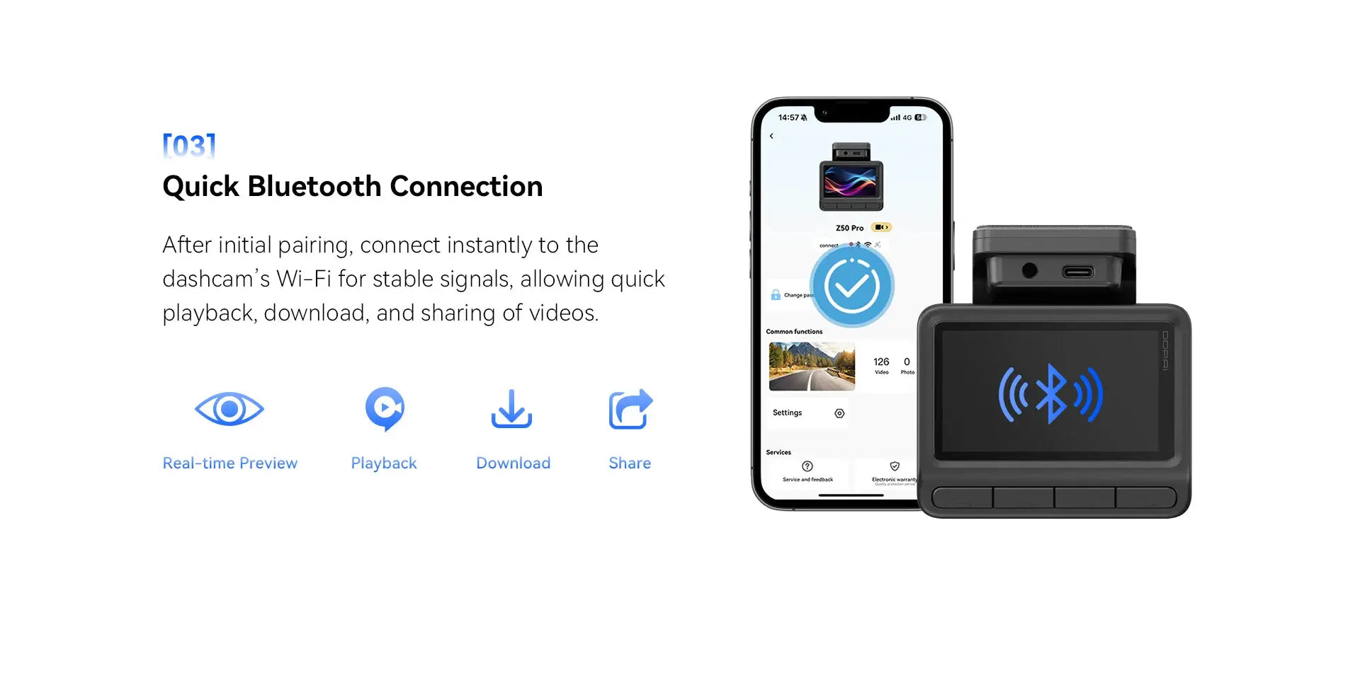 2025 New DDPAI Dash Cam Z50 Pro 4K Car Camera Night Vision 5GHz Wi-Fi GPS ADAS 24H Parking Monitor Support Front and Rear Cam Ai-TechWorld 